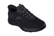 SKECHERS 232457 BBK<br>Cuir Noir