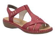 RIEKER 65919.33<br>Cuir Rouge