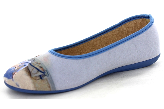 La maison de l espadrille chausson 2030.6 textile azul1453801_2