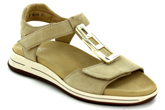 Ara sandales nu pieds 1234804.08 cuir beige5765101_1