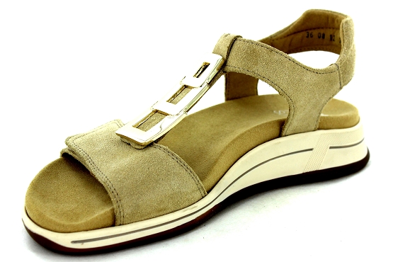 Ara sandales nu pieds 1234804.08 cuir beige5765101_2