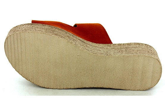 Xapatan sandales nu pieds 2034 cuir orange5788901_4