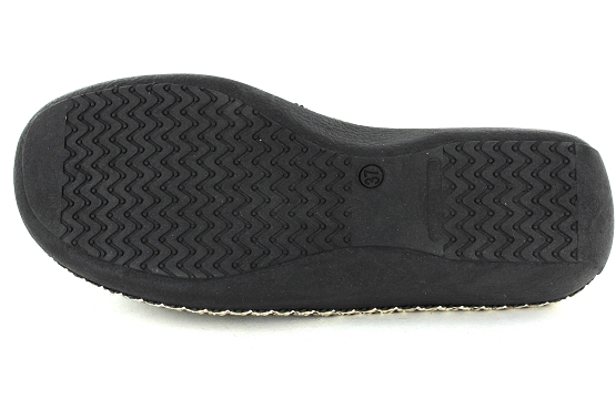 La maison de l espadrille pantoufles 4205.7 noir tissu noir5801301_4