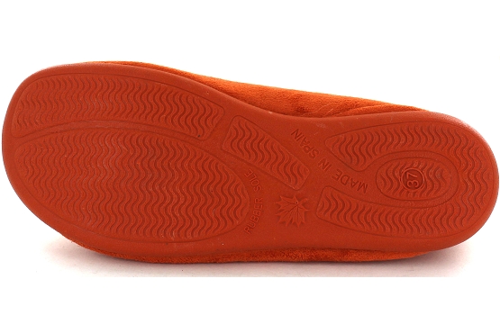 La maison de l espadrille pantoufles 6030.7 tissu orange5801701_4