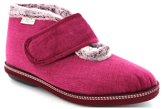 La maison de l espadrille pantoufles 6830.7 tissu bordeaux5802601_1