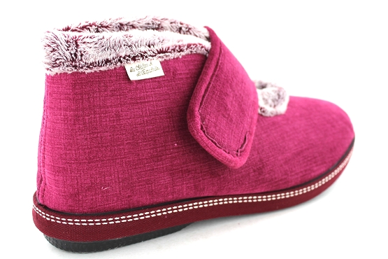 La maison de l espadrille pantoufles 6830.7 tissu bordeaux5802601_2