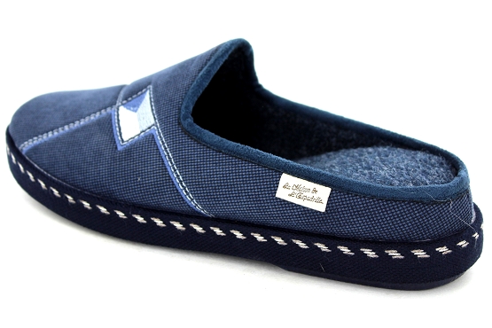 La maison de l espadrille pantoufles 6866.7 tissu marine5804901_2