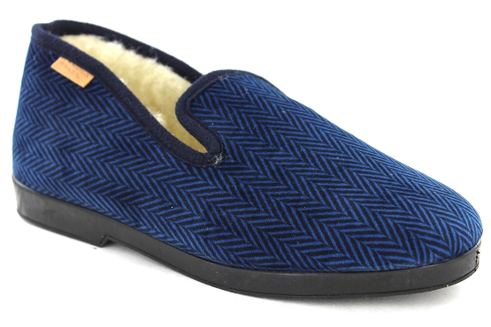 La maison de l espadrille pantoufles 7604.7 tissu marine5805101_1