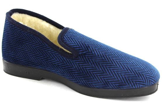 La maison de l espadrille pantoufles 7604.7 tissu marine5805101_3