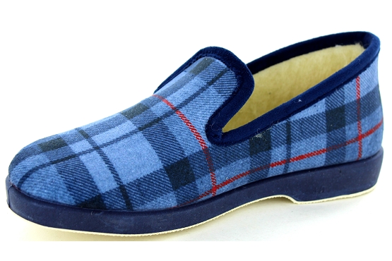 La maison de l espadrille pantoufles 7673.7 tissu marine5805201_2