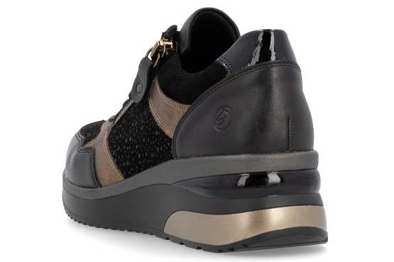 Remonte baskets sneakers d2416.60 cuir gold5816701_3