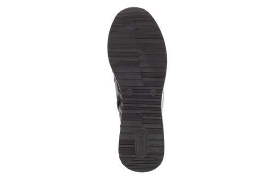 Remonte baskets sneakers d1g71.03 cuir noir5816801_5