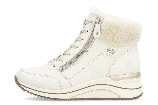 Remonte boots bottine d0t77.80 cuir blanc5817401_4