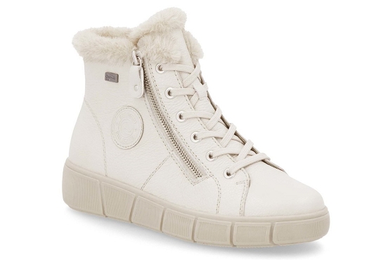 Remonte boots bottine d1t72.80 cuir blanc5817501_1