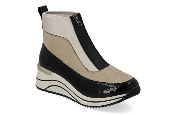 Remonte boots bottine d0t71.60 cuir beige5817601_1