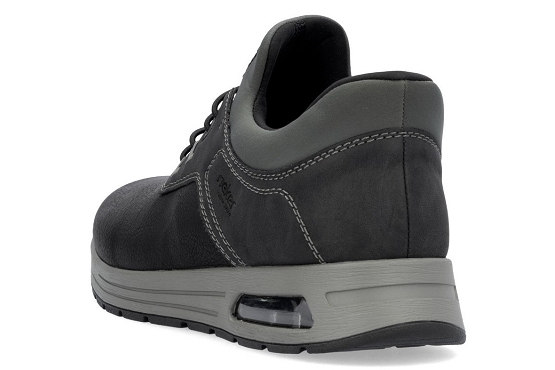 Rieker baskets sneakers b1051.00 cuir noir5818301_3