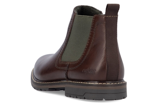 Rieker bottines boots 13757.25 cuir marron5818901_3