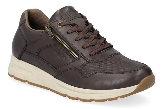 Rieker baskets sneakers b0701.25 cuir marron5819101_1