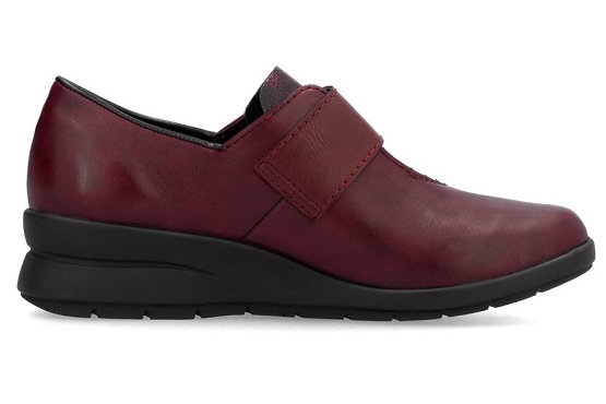 Rieker velcro l4856.35 cuir bordeaux5819401_2