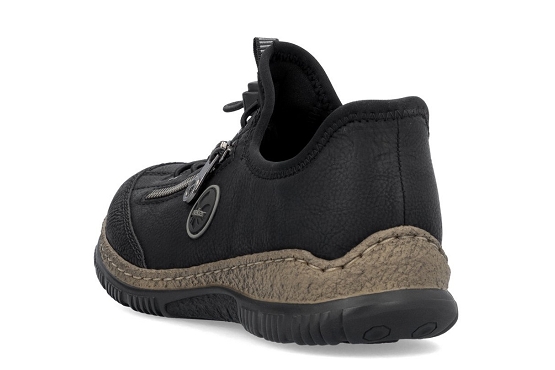 Rieker baskets sneakers n3267.01 cuir noir5819601_3