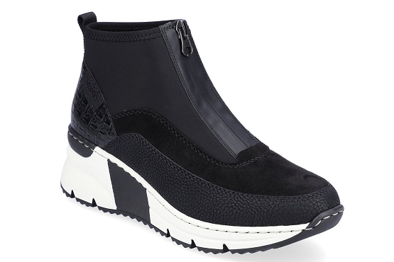 Rieker baskets sneakers n6352.00 cuir noir5819801_1