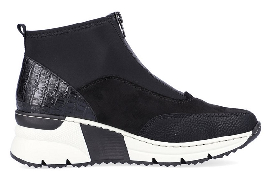 Rieker baskets sneakers n6352.00 cuir noir5819801_2