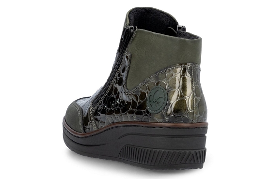 Rieker boots bottine 48754.54 cuir forest5820701_3