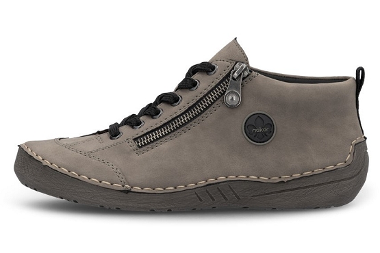 Rieker baskets sneakers 52514.42 cuir gris5820901_4