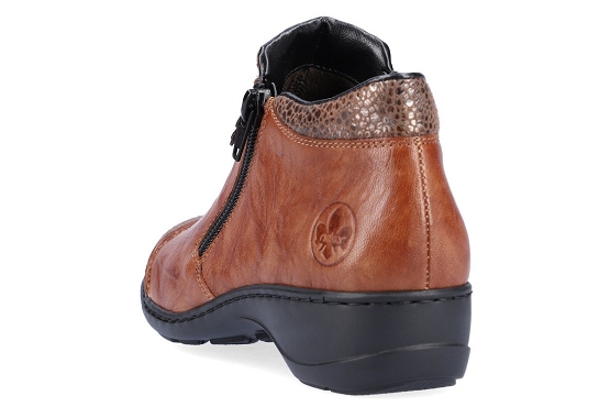 Rieker boots bottine 58388.22 cuir marron5821101_3