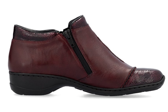 Rieker boots bottine 58388.36 cuir bordeaux5821201_2