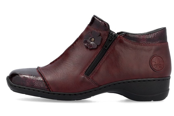 Rieker boots bottine 58388.36 cuir bordeaux5821201_4