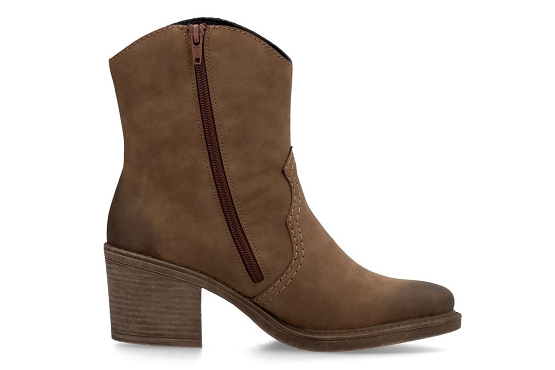 Rieker boots bottine y1251.24 cuir camel5821601_2