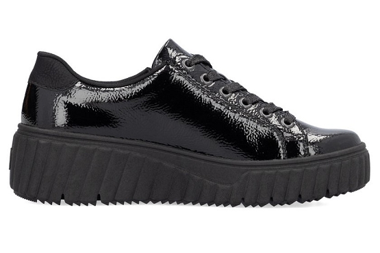 Rieker baskets sneakers n2501.00 cuir noir5821701_2