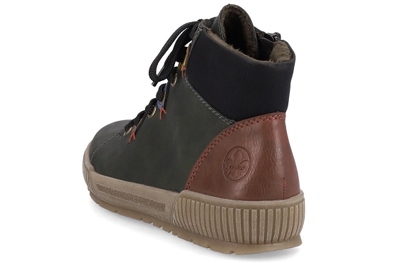 Rieker baskets sneakers n0711.54 cuir forest5822001_3