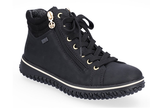 Rieker baskets sneakers z4263.00 cuir noir5822101_1