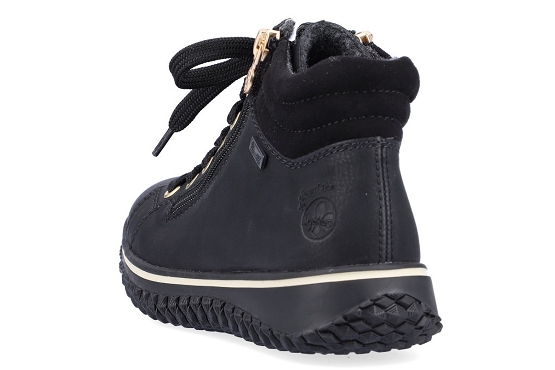 Rieker baskets sneakers z4263.00 cuir noir5822101_3