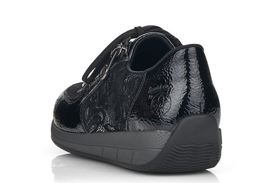 Rieker baskets sneakers n1112.00 cuir noir5822301_3