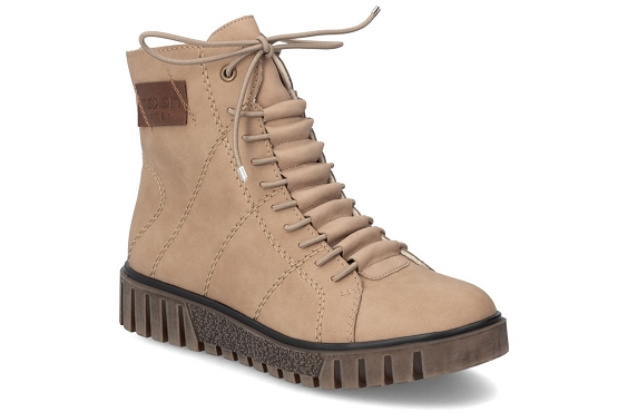 Rieker boots bottine y3421.20 cuir camel5822701_1