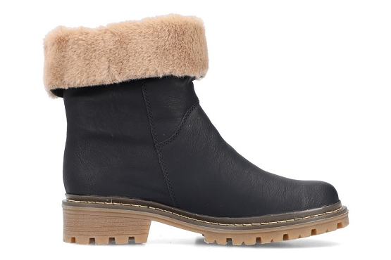 Rieker boots bottine y9582.00 cuir noir5822801_2