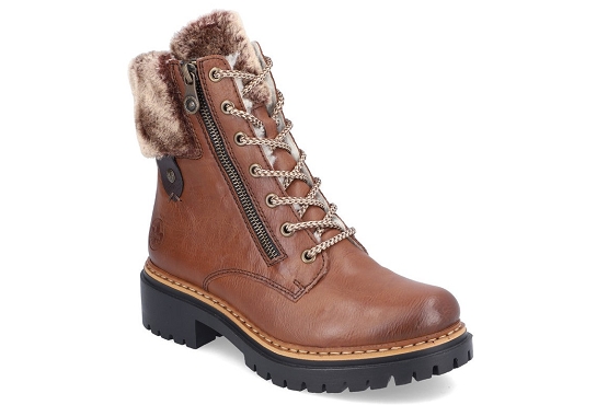 Rieker boots bottine 72608.24 cuir marron5822901_1