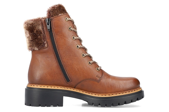 Rieker boots bottine 72608.24 cuir marron5822901_2