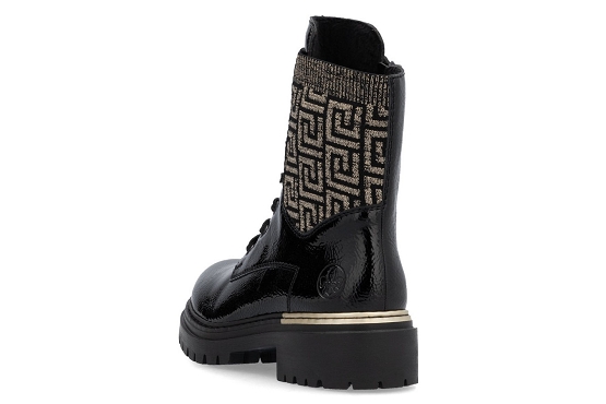 Rieker boots bottine 72607.00 cuir noir5823401_3