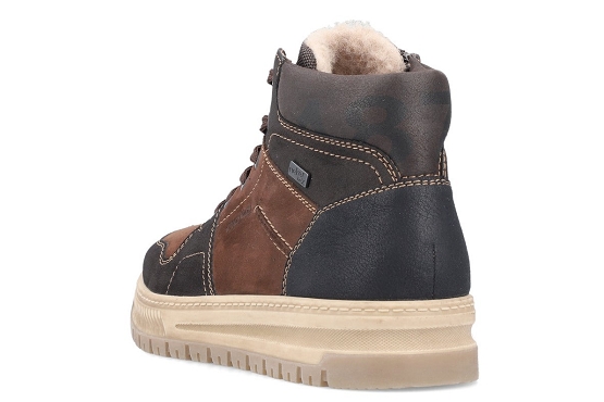 Rieker baskets sneakers 38540.25 cuir cigar5824501_3