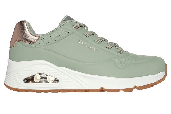 Skechers baskets sneakers 155196 sage uno cuir vert5826401_2