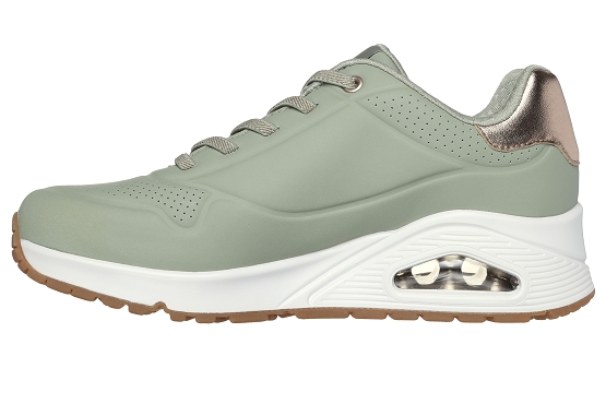 Skechers baskets sneakers 155196 sage uno cuir vert5826401_3