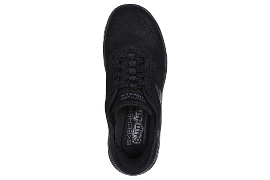 Skechers baskets sneakers 124837 bbk cuir noir5826601_4