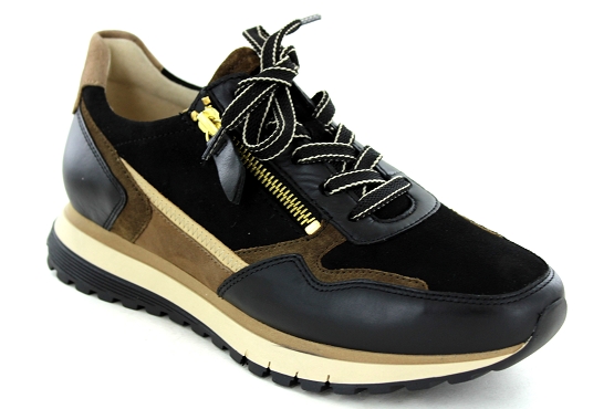 Gabor baskets sneakers 56.378.67 cuir noir5828301_1