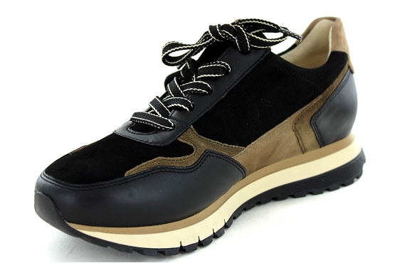 Gabor baskets sneakers 56.378.67 cuir noir5828301_2