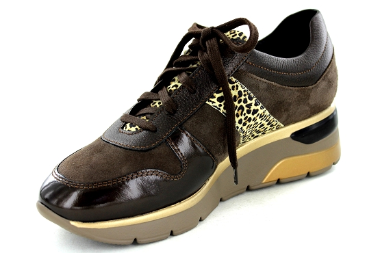 Mephisto baskets sneakers elisia cuir bronze5828501_2