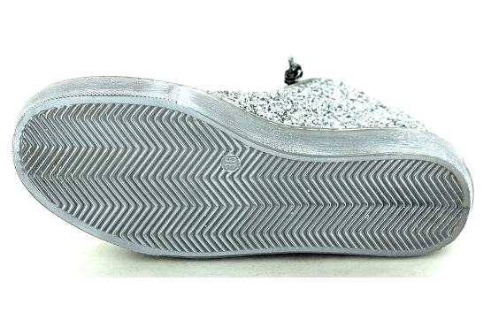 Cetti baskets sneakers c.1333 glitter cuir blanc5831801_4